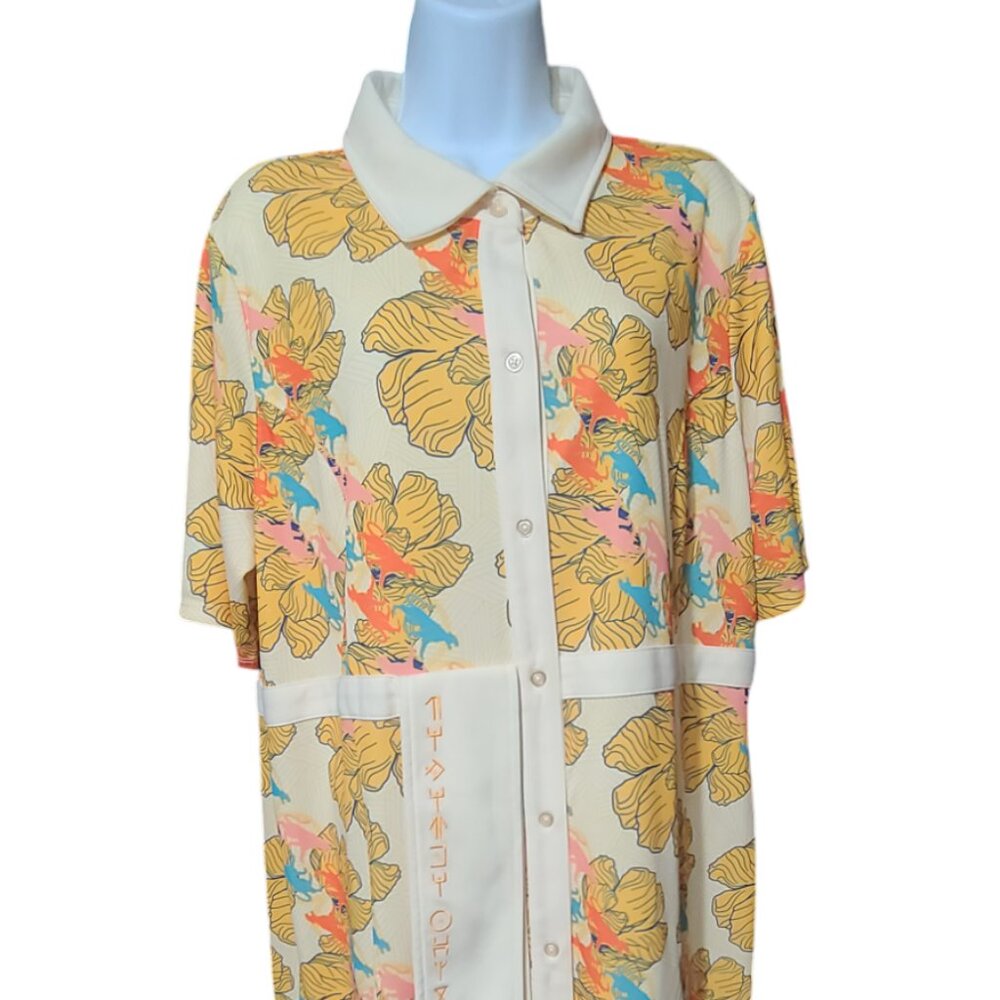 Floral Bold Women’s Disney 1X Plus Dress - Picture 2 of 10